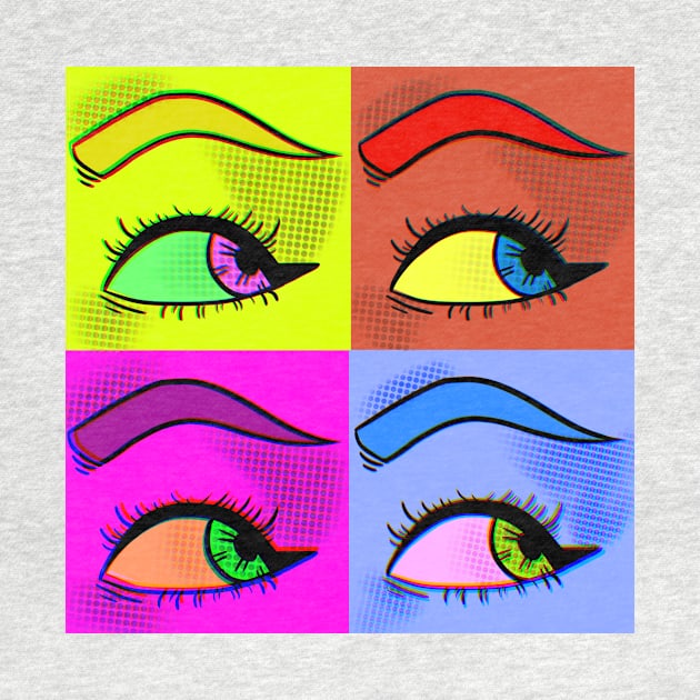 pop art eyes by kaya :}